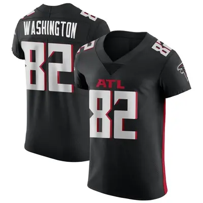 Men's Elite Casey Washington Atlanta Falcons Black Alternate Jersey