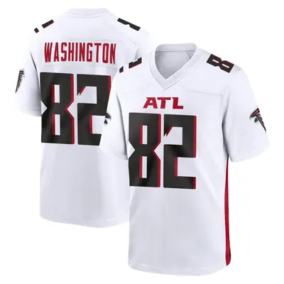 Men's Game Casey Washington Atlanta Falcons White Jersey