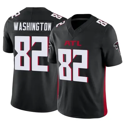 Men's Limited Casey Washington Atlanta Falcons Black Vapor F.U.S.E. Jersey