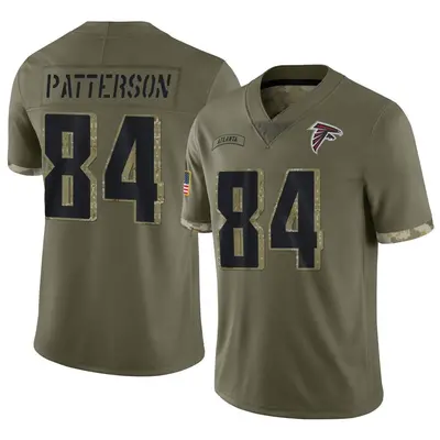 Men's Limited Cordarrelle Patterson Atlanta Falcons Olive 2022 Salute To Service Jersey